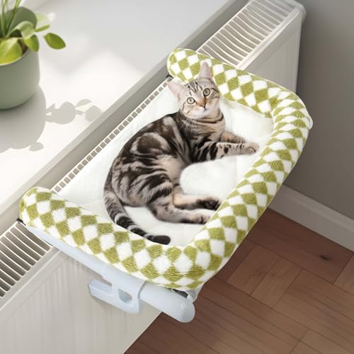 GUUSII HOME Heizungsliege Katzen Katzenliege Balkon Katzenbett für Bettkante Heizung Hängen Liegeplatz Einhängen Bett Hängematte Heizkörper Katze Heizungsliegekatzen 55 * 38cm Halten 18kg(Grün,S) GUUSII HOME Heizungsliege Katzen Katzenliege Balkon Katzenbett für Bettkante Heizung Hängen Liegeplatz Einhängen Bett Hängematte Heizkörper Katze Heizungsliegekatzen 55 * 38cm Halten 18kg(Grün,S) von GUUSII HOME