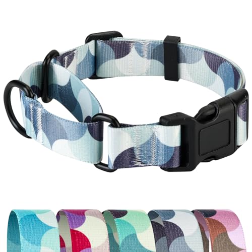 GUXL Martingale Hundehalsband, verstellbar, weiches Nylon, Schnellverschluss-Schnalle, kein Ziehen, Trainingshalsband für große, mittelgroße und kleine Hunde GUXL Martingale Hundehalsband, verstellbar, weiches Nylon, Schnellverschluss-Schnalle, kein Ziehen, Trainingshalsband für große, mittelgroße und kleine Hunde von GUXL