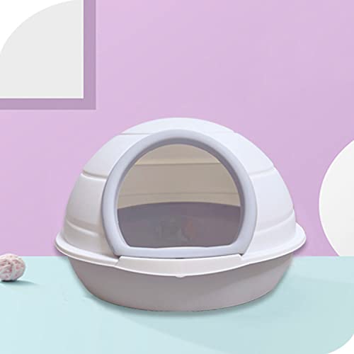 Katzentoilette, 1 Stück Katzen Toilettenschale, Keine Ausbreitung von Geruch und Katzenstreu, Einfache Reinigung-grau von GUYIRT