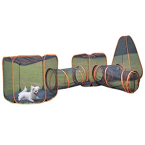 GUYOS Katzentunnel, Katzenzelt und Tunnel für Draußen, Katzenspieltunnelgehege, Katzenzelte, Katzentunnel, Katzengehege Im Freien 6 In 1 Beliebig Kombinierbar für Katzen und Kleintiere GUYOS Katzentunnel, Katzenzelt und Tunnel für Draußen, Katzenspieltunnelgehege, Katzenzelte, Katzentunnel, Katzengehege Im Freien 6 In 1 Beliebig Kombinierbar für Katzen und Kleintiere von GUYOS