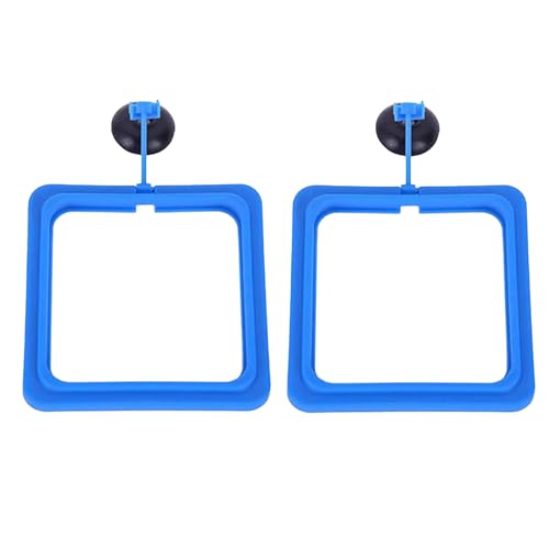 GVRGO Betta Futterringe, schwimmender Futterspender für Fische mit Saugnapf, verhindert, dass Wasserturbulenzen Lebensmittel in den Filter waschen, quadratisch, 2 Stück GVRGO Betta Futterringe, schwimmender Futterspender für Fische mit Saugnapf, verhindert, dass Wasserturbulenzen Lebensmittel in den Filter waschen, quadratisch, 2 Stück von GVRGO