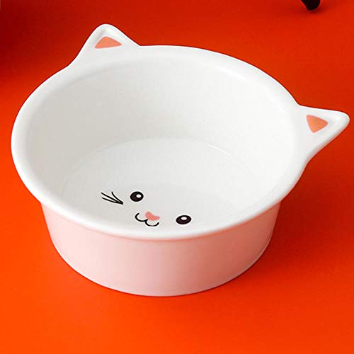 Elevated Dog Bowl Ceramics Pet Feeder Cat Bowl Double Ceramics Bowl Pet Feeder Drinker for Dog Cats Cute Pets Bowl-Single_Bowl von GVRPV