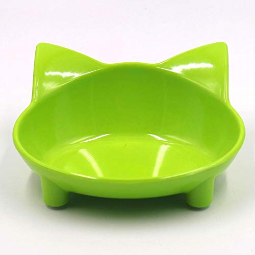 HundebedarfFressnäpfe für KatzenSingle Cat Bowl Niedlich   geformte Fütterung Anti-Rutsch-Tiernahrungsschalen für Hunde Trinkwasser Katzenschale für Katzen Hundefutter Haustiere Zubehör-B von GVRPV