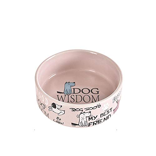 HundebedarfPet BowlPet Ceramic Bowls Nette Cartoon Muster Food Bowl Pet Feeder Bowl für Welpen Kätzchen Katze Hund Fütterungsbedarf S von GVRPV