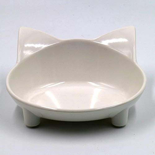 Pet BowlPet BowlSingle Cat Bowl Niedlich   geformte Fütterung Anti-Rutsch-Tiernahrungsschalen für Hunde Trinkwasser Katzenschale für Katzen Hundefutter Haustiere Supplies-J von GVRPV