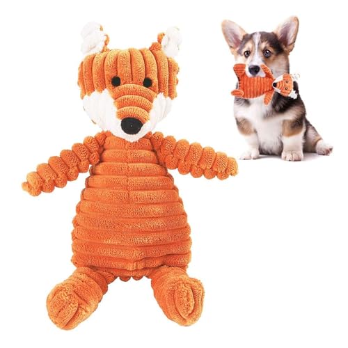 GWAWG Orange Fox Hundespielzeug - Weiches Spielzeug für kleine Hunde, attraktives Design, hilft Zähne zu reinigen, verbessert die Kaukraft, geeignet für den Innen- und Außenbereich GWAWG Orange Fox Hundespielzeug - Weiches Spielzeug für kleine Hunde, attraktives Design, hilft Zähne zu reinigen, verbessert die Kaukraft, geeignet für den Innen- und Außenbereich von GWAWG