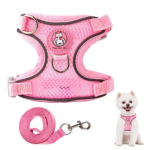 GWAWG Pinker Hunde-Sicherheitsgurt mit Traktionsseil, verstellbare Sicherheitsweste für Katzen, geeignet für Outdoor-Training und Spaziergänge von Katzen und Hunden GWAWG Pinker Hunde-Sicherheitsgurt mit Traktionsseil, verstellbare Sicherheitsweste für Katzen, geeignet für Outdoor-Training und Spaziergänge von Katzen und Hunden von GWAWG