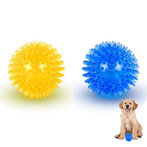 GWAWG Quietschendes Hundespielzeug, unzerstörbare Kaubälle, Gummi-TPR-Wurfspielzeug für Welpen, kleine, mittelgroße Hunde, saubere Zähne und Training, schwimmfähiges Pool-Spielzeug, Wurf- und GWAWG Quietschendes Hundespielzeug, unzerstörbare Kaubälle, Gummi-TPR-Wurfspielzeug für Welpen, kleine, mittelgroße Hunde, saubere Zähne und Training, schwimmfähiges Pool-Spielzeug, Wurf- und von GWAWG