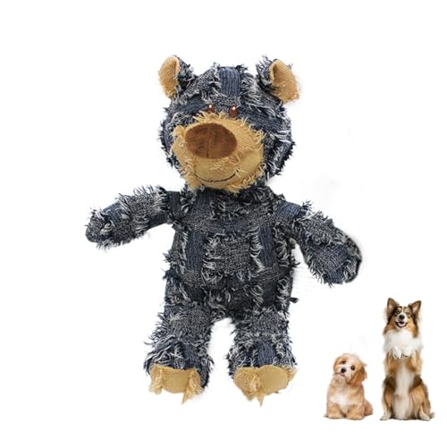 GWAWG Hundespielzeug Quietschend Plüsch Zerstörbär Plüschbär für Kleine Hunde von GWAWG