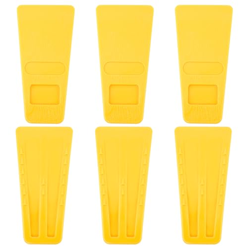 GWCYMYD 6PCS Fällkeil 12,9x6,6x2 cm Widerstandsfähig Baumkeile Schlagfestigkeit Wiederverwendbar Kunststoff Forstkeil zum Kontrollierten Fällen von Bäumen Bocken Schneidkeilen und Kettensägen GWCYMYD 6PCS Fällkeil 12,9x6,6x2 cm Widerstandsfähig Baumkeile Schlagfestigkeit Wiederverwendbar Kunststoff Forstkeil zum Kontrollierten Fällen von Bäumen Bocken Schneidkeilen und Kettensägen von GWCYMYD