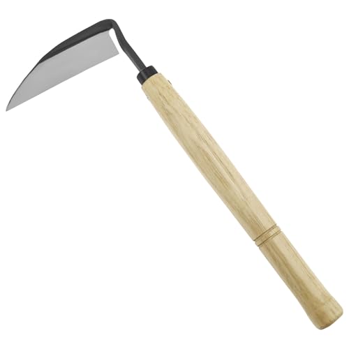 GWCYMYD Jätsichel Verbundstahl 35×12,3×3,8cm Japanischer Unkraut Sichel mit Komfortablem Tragegriff Scharf Sichel Garten japanische sichel für Gemüse Mähen Bodenlockerung GWCYMYD Jätsichel Verbundstahl 35×12,3×3,8cm Japanischer Unkraut Sichel mit Komfortablem Tragegriff Scharf Sichel Garten japanische sichel für Gemüse Mähen Bodenlockerung von GWCYMYD