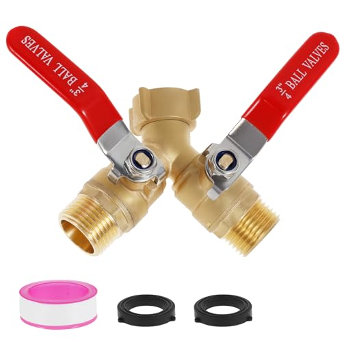 GWCYMYD Wasseranschluss Verteiler 2cm Messing 2 Wege Y Verteiler mit Langem Griff Einstellbarer Wasserdurchfluss Einfaches Öffnen Schließen Wasserhahn Wasserverteiler für Garten GWCYMYD Wasseranschluss Verteiler 2cm Messing 2 Wege Y Verteiler mit Langem Griff Einstellbarer Wasserdurchfluss Einfaches Öffnen Schließen Wasserhahn Wasserverteiler für Garten von GWCYMYD