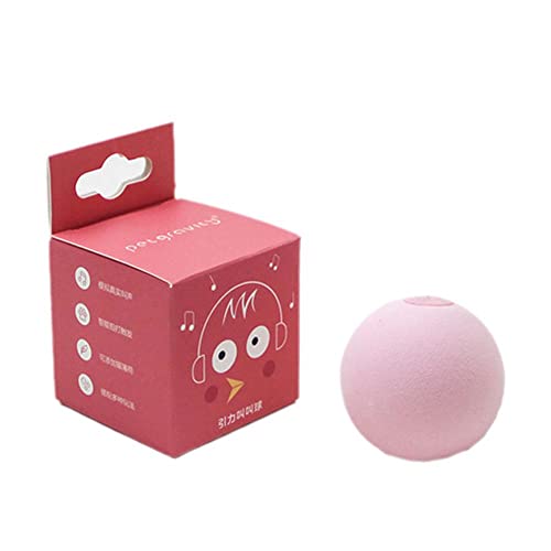 GXFCAI Chirping Toys EVA Automatic Gravity Sound Kitten Animal Toy Catnip Exercise Lifelike O8Y1 Interactive Sounds Ball von GXFCAI