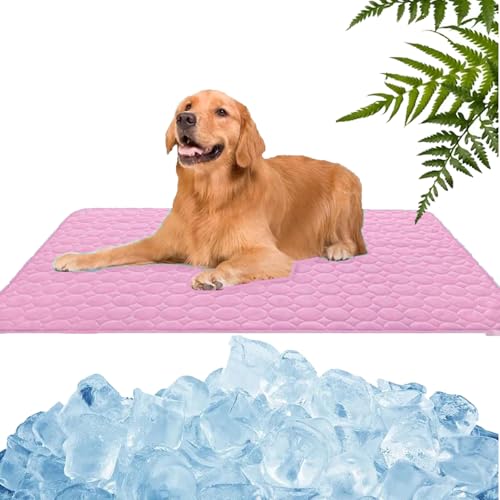 GXHNB Nordseepfote Kühlmatte, kühlmatte Hund Für Den Sommer, SelbstküHlend Sommer KüHlkissen rutschfeste KüHldecke (A,100 * 70CM) von GXHNB