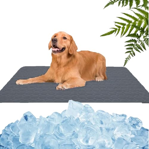 GXHNB Nordseepfote Kühlmatte, kühlmatte Hund Für Den Sommer, SelbstküHlend Sommer KüHlkissen rutschfeste KüHldecke (D,150 * 100) von GXHNB