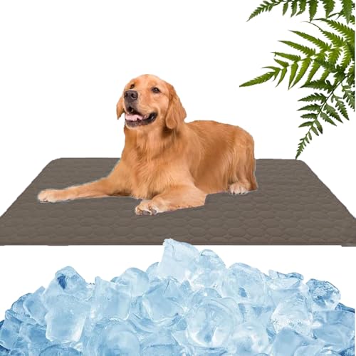 GXHNB Nordseepfote Kühlmatte, kühlmatte Hund Für Den Sommer, SelbstküHlend Sommer KüHlkissen rutschfeste KüHldecke (E,150 * 100) von GXHNB