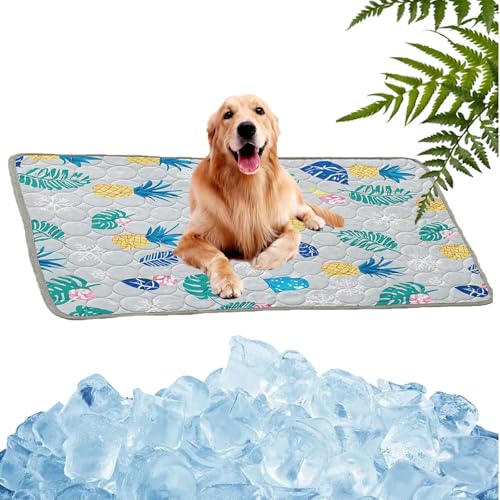 GXHNB Nordseepfote Kühlmatte, kühlmatte Hund Für Den Sommer, SelbstküHlend Sommer KüHlkissen rutschfeste KüHldecke (I,150 * 100) von GXHNB