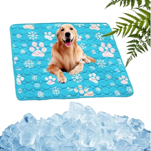 GXHNB Nordseepfote Kühlmatte, kühlmatte Hund Für Den Sommer, SelbstküHlend Sommer KüHlkissen rutschfeste KüHldecke (J,100 * 70CM) von GXHNB