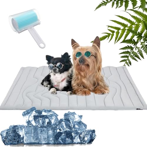 GXHNB Pfotenfrost Matte, Pfotenchillrm-Die Innovative KüHlmattefãüR Hunde, FüR Gartenbett, Haus Und Autositz (L-122 * 71cm) von GXHNB