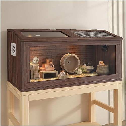 GYDUHYE Rutin Hühner-Futterbox und Hamsterkäfig, Kleintier-Lebensraum für Kaninchen, Meerschweinchen, einfach zu montieren und zu reinigen, ideal für kleine Haustiere (Größe: 80 x 40 x 40 cm, Farbe: GYDUHYE Rutin Hühner-Futterbox und Hamsterkäfig, Kleintier-Lebensraum für Kaninchen, Meerschweinchen, einfach zu montieren und zu reinigen, ideal für kleine Haustiere (Größe: 80 x 40 x 40 cm, Farbe: von GYDUHYE