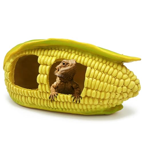 Bartagame, Reptilienversteck, Höhlen, Mais, Eidechse, Leopard, Gecko, Tankzubehör, Schildkröte, Schlangendekoration, Amphibien, Lebensraum, Schildkröte, personalisierte Dekoration (Corn) von GYJZZW