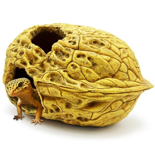 Bartagame, Reptilienversteck, Höhlen, Mais, Eidechse, Leopard, Gecko, Tankzubehör, Schildkröte, Schlangendekoration, Amphibien, Lebensraum, Schildkröte, personalisierte Dekoration (WALNUT) von GYJZZW