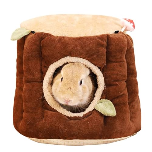 Frettchenkäfig-Zubehör, Hamster-Hängematte, Meerschweinchen-Versteck Stumpf-Stil, weich, waschbar, Kleintierbett, Schaukel, Ratten, Chinchilla, Zuckergleiter (1 Stück) von GYJZZW