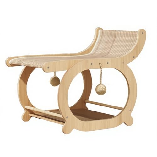 GYJZZW Katzenkratzcouch, Liege, Katzenkratzer, Katzenkratzmatte und Liege, verschleißfester Kratzstuhl für Indoor-Katzen (D) von GYJZZW