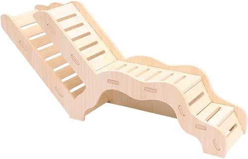 Hamster-Entdecker-Set, klein, zum Zusammenstecken, mit Panoramafenster, natürliches kausicheres Design und unterirdischer Aktivitätsbetrachter zur Käfiganreicherung (A1) von GYJZZW