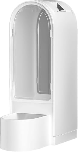 Hamster Feeder Kleintiere Automatischer Spender Acryl Klar Haustier Fütterungsgerät für Zwerghamster (A1) von GYJZZW