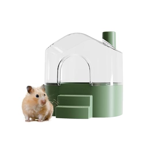 Hamster Sandbad Container Box Großer Raum Hamster Badewanne Graben Sandbehälter für Pygmäy, Chinchilla, Ratten, Mäuse, Rennmäuse, andere Kleintiere (Grün) von GYJZZW