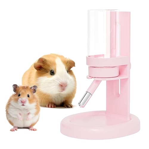 Hamster Wasserflasche Kein Tropfen - 4 Unzen Meerschweinchen Wasserflasche für Glastank mit verstellbarem Ständer, auslaufsicherer Kleintierwasserspender für Rennmäuse, Chinchilla, Frettchen, Igel Hamster Wasserflasche Kein Tropfen - 4 Unzen Meerschweinchen Wasserflasche für Glastank mit verstellbarem Ständer, auslaufsicherer Kleintierwasserspender für Rennmäuse, Chinchilla, Frettchen, Igel von GYJZZW