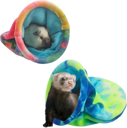 Kuschelsack für Meerschweinchen, weiches Fleece, großes Versteck für Frettchen, gemütliches Höhle, Hamster, Schlafsack, Kleintierbett für Kaninchen, Kaninchen, Chinchillas, Ratten, Eichhörnchen Kuschelsack für Meerschweinchen, weiches Fleece, großes Versteck für Frettchen, gemütliches Höhle, Hamster, Schlafsack, Kleintierbett für Kaninchen, Kaninchen, Chinchillas, Ratten, Eichhörnchen von GYJZZW