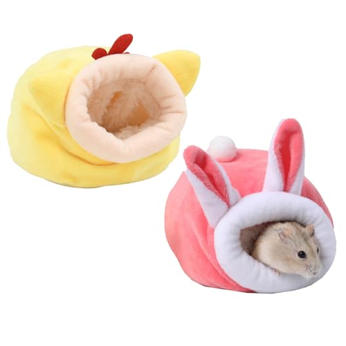 Meerschweinchenbett, gemütliche Kaninchenhäuser und Verstecke, waschbares Meerschweinchenversteck Fleece-Bettwäsche, Schlafen, warmes Winter-Häschenbett für kleine Haustiere, Eichhörnchenkäfig-Zubehör Meerschweinchenbett, gemütliche Kaninchenhäuser und Verstecke, waschbares Meerschweinchenversteck Fleece-Bettwäsche, Schlafen, warmes Winter-Häschenbett für kleine Haustiere, Eichhörnchenkäfig-Zubehör von GYJZZW