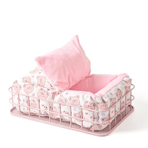 Rattenkäfig-Zubehör, Plattformbett mit Decke, weiches Polster, Hängematte für kleine Haustiere, kaufest, Habitat, Versteckspielzeug für Meerschweinchen, Chinchillas, Zuckergleiter, Hamster von GYJZZW