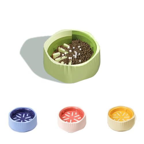 Slow Feeder Hundenapf für große Hunde – Rutschfeste, langlebige, interaktive Puzzle-Schüssel, leicht zu reinigendes Design, um Blähungen und übermäßiges Essen zu verhindern (Grün) von GYJZZW
