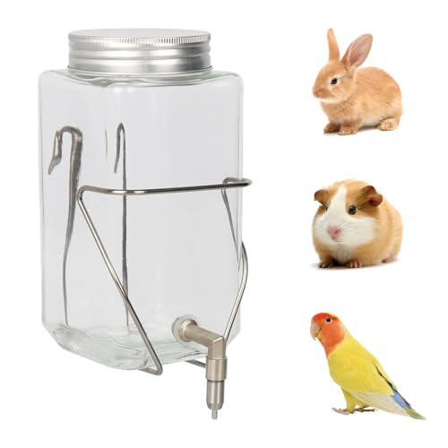 Wasserspender für Meerschweinchen, Kaninchen, tropffrei, geeignet für Totoro, Vögel, Hamster, Meerschweinchen und andere Kleintiere (940 ml) von GYJZZW