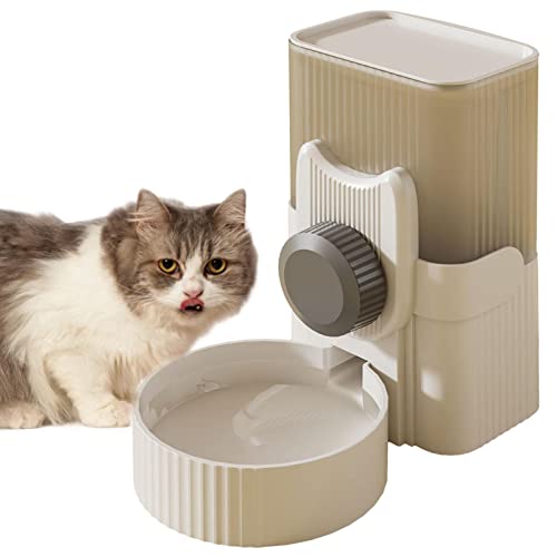 Automatische Katzenfutterautomaten | Hängen Sie den automatischen Wasserspender für Tiernahrung auf - Futternapf, Käfig, Futternapf, 960 ml, automatische Wasserspenderflasche für kleine Hunde, Gyouza von GYOUZA