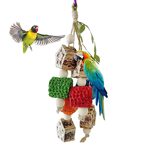 Bird Parrot Swing Kauspielzeug - Parrot Foraging Shredder Toys Shred Hangings Foraging Toys,Großes Vogelspielzeug für Vögel, Ara-Spielzeug, Kakadu-Spielzeug, Graupapagei-Spielzeug, mittelgroße Gyouza Bird Parrot Swing Kauspielzeug - Parrot Foraging Shredder Toys Shred Hangings Foraging Toys,Großes Vogelspielzeug für Vögel, Ara-Spielzeug, Kakadu-Spielzeug, Graupapagei-Spielzeug, mittelgroße Gyouza von GYOUZA