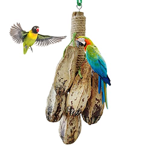 Parrot Swing Kauspielzeug - Hangings Colorful Pet Birds Cage Toys | Artikel Parrot Bite Pet Bird Toy für Papageientraining Bird Swing Beißspielzeug Gyouza von GYOUZA