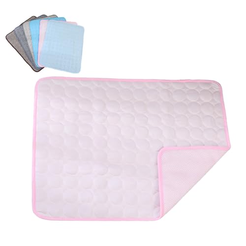 GYSFCJHYLU Ice Silk Kühlmatte für Haustiere, maschinenwaschbar, dreilagiges System für sofortige Kühlung, geeignet für Hundehütten, Sofas, Betten, Böden und Autos von GYSFCJHYLU