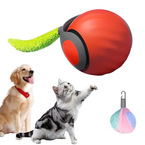 GYZGirlover Speedy Tail 2.0, Speedy Tail Katzenspielzeug, interaktiver Hundeball, interaktives Katzenspielzeug, Rollball, Hundeball, 360° intelligent, automatisches Rollen, große kleine Katzen und GYZGirlover Speedy Tail 2.0, Speedy Tail Katzenspielzeug, interaktiver Hundeball, interaktives Katzenspielzeug, Rollball, Hundeball, 360° intelligent, automatisches Rollen, große kleine Katzen und von GYZGirlover