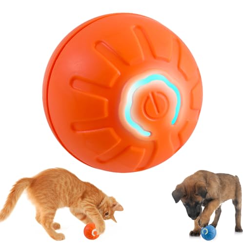 Interaktives Haustierspielzeug, Automatischer Rollball, Haustier-Springball, Hundespielzeug mit intelligenter Aufwachfunktion, Hunde-Rollball mit LED-Blitzlicht, Automatisches Ballspielzeug für Interaktives Haustierspielzeug, Automatischer Rollball, Haustier-Springball, Hundespielzeug mit intelligenter Aufwachfunktion, Hunde-Rollball mit LED-Blitzlicht, Automatisches Ballspielzeug für von GYZGirlover
