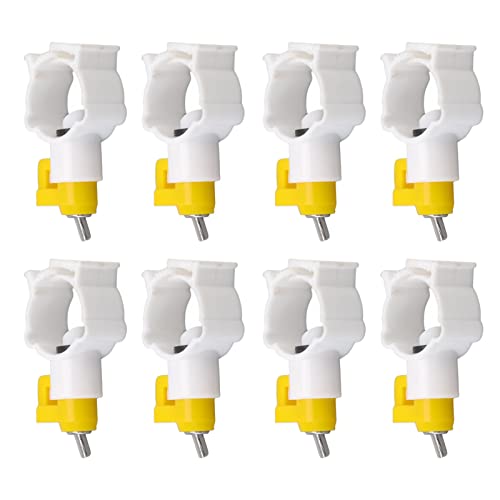 20pcs Hühnerwasser -Feeder Nippel Edelstahlkugelventil Automatische Geflügeltrinknippel von GYZOUKA