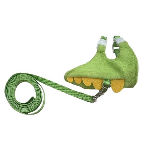 Frettchen-Geschirr und Leinen, kleines Kaninchen, für Spaziergänger, weich, bequem, für kleine Haustiere, Kleidung, Frettchen, für Kätzchen, Chinchillas, Outdoor-Abenteuer, Party von GZBMEZS