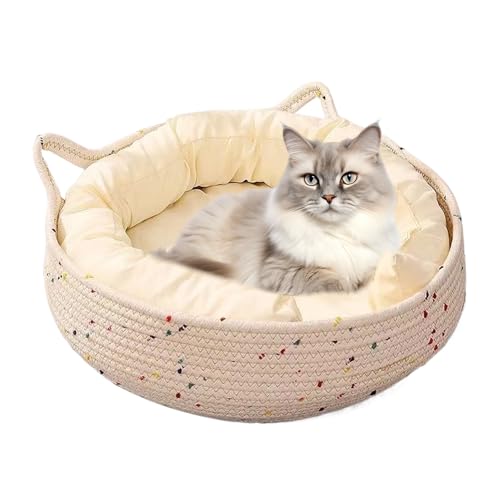 GZBMEZS Donut Katzenbett,Rundes Kleines Hundebett Katzennest | Kratzkissen Nest Beruhigender Schlafplatz Für Kätzchen Und Kleine Hunde Wohnaccessoire Indoor Und Outdoor GZBMEZS Donut Katzenbett,Rundes Kleines Hundebett Katzennest | Kratzkissen Nest Beruhigender Schlafplatz Für Kätzchen Und Kleine Hunde Wohnaccessoire Indoor Und Outdoor von GZBMEZS