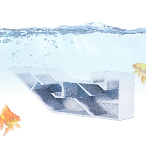 GZBMEZS Fischtunnel für Aquarium, zum Betrachten von , Süßwasserhöhlentunnel, dekorativer Unterschlupf, Zuchtlabyrinth, Beobachtungstank-Dekoration für Zuhause, Ecke, Betta, Wels, Krabben von GZBMEZS