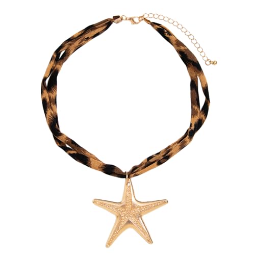 GZBMEZS Halsketten Für Frauen, Zierlich Geschichtete Leoparden Halskette, Conch Seestarfish Hals Schmuck Für Männer Frauen Geburtstag Valentinstag Weihnachten Osterstrand Reisen Freizeit GZBMEZS Halsketten Für Frauen, Zierlich Geschichtete Leoparden Halskette, Conch Seestarfish Hals Schmuck Für Männer Frauen Geburtstag Valentinstag Weihnachten Osterstrand Reisen Freizeit von GZBMEZS