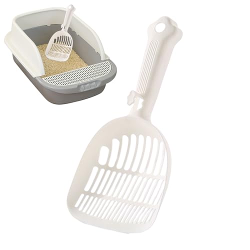 GZBMEZS Katzentoilettenschaufel, ergonomische Schaufel, langer Griff, Sieb für Zuhause, effiziente Reinigung, Haustier, Kätzchen, Haus, Innenbereich, einfaches Schaufeln von GZBMEZS