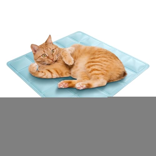 GZBMEZS Kühlmatte für Katzen | Outdoor Kühlende Schlafmatratze für Katzen - Multifunktionale Haustier Schlafmatratze für Hundehütte Zubehör bei heißem Wetter für Wohnzimmer Park Auto Wiese von GZBMEZS
